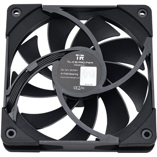 Купить Кулер для корпуса Thermalright TL-C12 Pro Black с проверкой совместимости: обзор, характеристики, цена в Киеве, Днепре, Одессе, Харькове, Украине | интернет-магазин TELEMART.UA фото