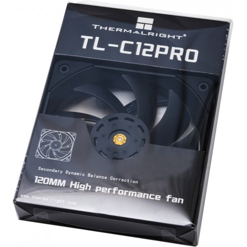 Купить Кулер для корпуса Thermalright TL-C12 Pro Black с проверкой совместимости: обзор, характеристики, цена в Киеве, Днепре, Одессе, Харькове, Украине | интернет-магазин TELEMART.UA фото