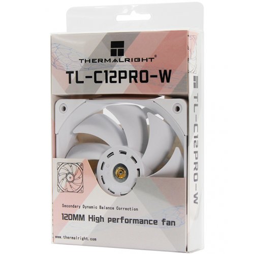 Купить Кулер для корпуса Thermalright TL-C12 Pro White с проверкой совместимости: обзор, характеристики, цена в Киеве, Днепре, Одессе, Харькове, Украине | интернет-магазин TELEMART.UA фото