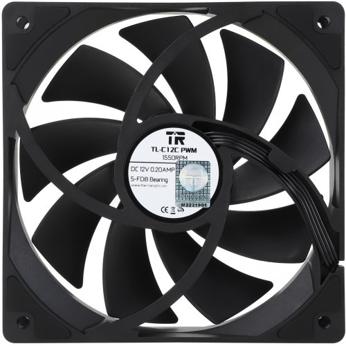 Купить Кулер для корпуса Thermalright TL-C12C Black Bulk с проверкой совместимости: обзор, характеристики, цена в Киеве, Днепре, Одессе, Харькове, Украине | интернет-магазин TELEMART.UA фото