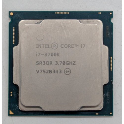 Процесор Intel Core i7-8700K 3.7(4.7)GHz 12MB s1151 Box (BX80684I78700K) (Відновлено продавцем, 763039) купити з перевіркою сумісності: огляд, характеристики, ціна у Києві, Львові, Вінниці, Хмельницькому, Івано-Франківську, Україні | інтернет-магазин TELEMART.UA фото
