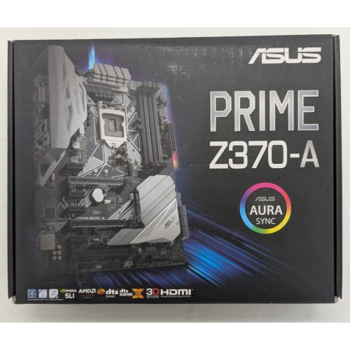 Купить Материнская плата Asus PRIME Z370-A (s1151, Intel Z370) (Восстановлено продавцом, 763065) с проверкой совместимости: обзор, характеристики, цена в Киеве, Днепре, Одессе, Харькове, Украине | интернет-магазин TELEMART.UA фото
