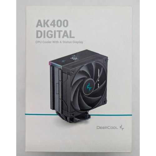 Купить Кулер Deepcool AK400 DIGITAL (R-AK400-BKADMN-G) Black (Восстановлено продавцом, 763106) с проверкой совместимости: обзор, характеристики, цена в Киеве, Днепре, Одессе, Харькове, Украине | интернет-магазин TELEMART.UA фото