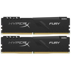 Озу HyperX DDR4 32GB (2x16GB) 3733Mhz Fury Black (HX437C19FB3K2/32) (Восстановлено продавцом, 763121)