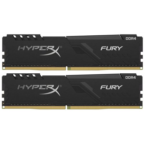 Купить Озу HyperX DDR4 32GB (2x16GB) 3733Mhz Fury Black (HX437C19FB3K2/32) (Восстановлено продавцом, 763121) с проверкой совместимости: обзор, характеристики, цена в Киеве, Днепре, Одессе, Харькове, Украине | интернет-магазин TELEMART.UA фото
