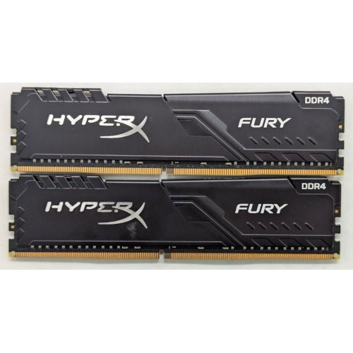 Купить Озу HyperX DDR4 32GB (2x16GB) 3733Mhz Fury Black (HX437C19FB3K2/32) (Восстановлено продавцом, 763121) с проверкой совместимости: обзор, характеристики, цена в Киеве, Днепре, Одессе, Харькове, Украине | интернет-магазин TELEMART.UA фото