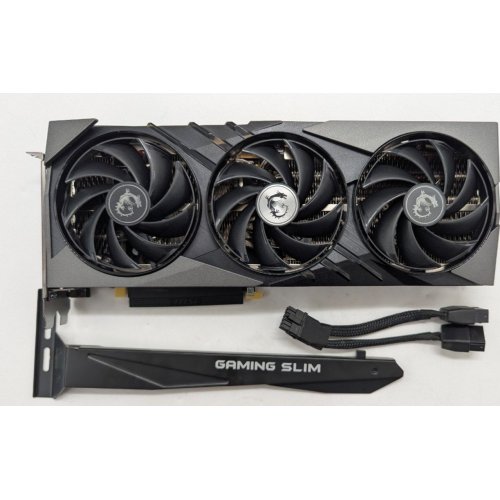 Купить Видеокарта MSI GeForce RTX 4070 Ti GAMING X SLIM 12288MB (RTX 4070 Ti GAMING X SLIM 12G) (Восстановлено продавцом, 763147) с проверкой совместимости: обзор, характеристики, цена в Киеве, Днепре, Одессе, Харькове, Украине | интернет-магазин TELEMART.UA фото