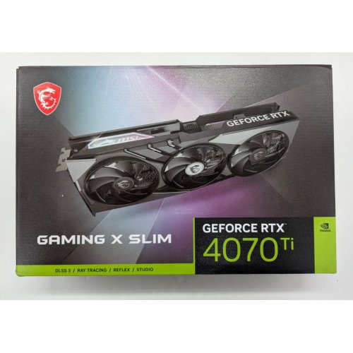 Купить Видеокарта MSI GeForce RTX 4070 Ti GAMING X SLIM 12288MB (RTX 4070 Ti GAMING X SLIM 12G) (Восстановлено продавцом, 763147) с проверкой совместимости: обзор, характеристики, цена в Киеве, Днепре, Одессе, Харькове, Украине | интернет-магазин TELEMART.UA фото