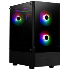 Корпус Gamdias TALOS E3 Tempered Glass без БП (4712960136489) Black (Восстановлено продавцом, 763288)