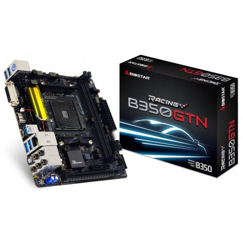 Продать Материнская плата Biostar RACING B350GTN (sAM4, AMD B350) по Trade-In интернет-магазине Телемарт - Киев, Днепр, Украина фото