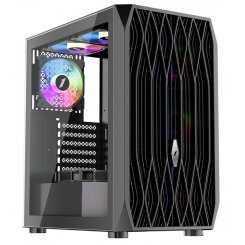 Корпус 1stPlayer AY7-BK-4F1 без БП Black (Восстановлено продавцом, 763295)