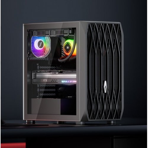 Корпус 1stPlayer AY7-BK-4F1 без БЖ Black (Відновлено продавцем, 763295) купити з перевіркою сумісності: огляд, характеристики, ціна у Києві, Львові, Вінниці, Хмельницькому, Івано-Франківську, Україні | інтернет-магазин TELEMART.UA фото