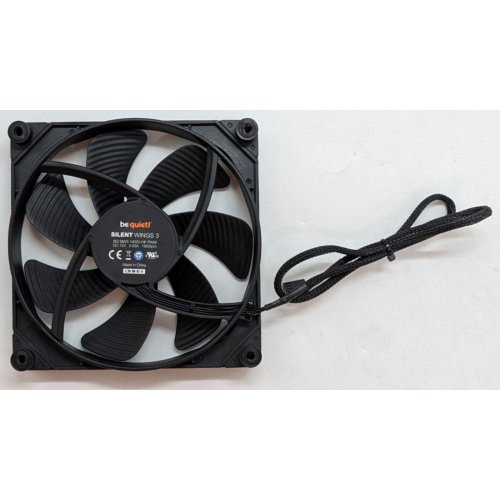 Кулер для корпуса Be Quiet! SilentWings 3 140mm PWM High-speed (BL071) (Відновлено продавцем, 763309) купити з перевіркою сумісності: огляд, характеристики, ціна у Києві, Львові, Вінниці, Хмельницькому, Івано-Франківську, Україні | інтернет-магазин TELEMART.UA фото