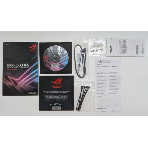 Материнська плата Asus ROG STRIX B550-F GAMING (sAM4, AMD B550) (Відновлено продавцем, 763350) купити з перевіркою сумісності: огляд, характеристики, ціна у Києві, Львові, Вінниці, Хмельницькому, Івано-Франківську, Україні | інтернет-магазин TELEMART.UA фото