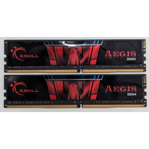 Озп G.Skill DDR4 16GB (2x8GB) 3200Mhz Aegis (F4-3200C16D-16GIS) (Відновлено продавцем, 763394) купити з перевіркою сумісності: огляд, характеристики, ціна у Києві, Львові, Вінниці, Хмельницькому, Івано-Франківську, Україні | інтернет-магазин TELEMART.UA фото