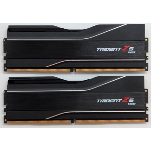 Купить Озу G.Skill DDR5 64GB (2x32GB) 6000Mhz Trident Z5 Neo (F5-6000J3238G32GX2-TZ5N) (Восстановлено продавцом, 763396) с проверкой совместимости: обзор, характеристики, цена в Киеве, Днепре, Одессе, Харькове, Украине | интернет-магазин TELEMART.UA фото