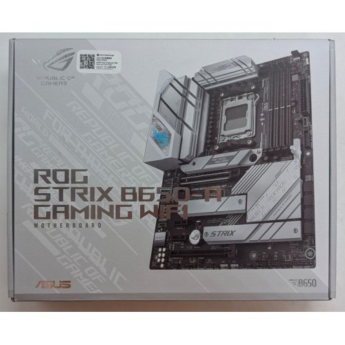 Купить Материнская плата Asus ROG STRIX B650-A GAMING WIFI (sAM5, AMD B650) (Восстановлено продавцом, 763403) с проверкой совместимости: обзор, характеристики, цена в Киеве, Днепре, Одессе, Харькове, Украине | интернет-магазин TELEMART.UA фото