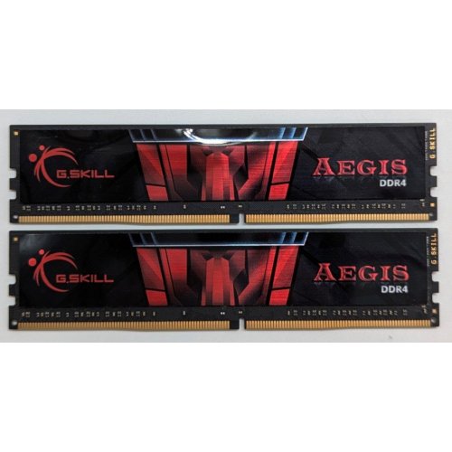 Озп G.Skill DDR4 16GB (2x8GB) 3200Mhz Aegis (F4-3200C16D-16GIS) (Відновлено продавцем, 763595) купити з перевіркою сумісності: огляд, характеристики, ціна у Києві, Львові, Вінниці, Хмельницькому, Івано-Франківську, Україні | інтернет-магазин TELEMART.UA фото