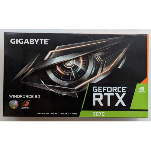Купить Видеокарта Gigabyte GeForce RTX 2070 WindForce 3X 8192MB (GV-N2070WF3-8GC) (Восстановлено продавцом, 763605) с проверкой совместимости: обзор, характеристики, цена в Киеве, Днепре, Одессе, Харькове, Украине | интернет-магазин TELEMART.UA фото