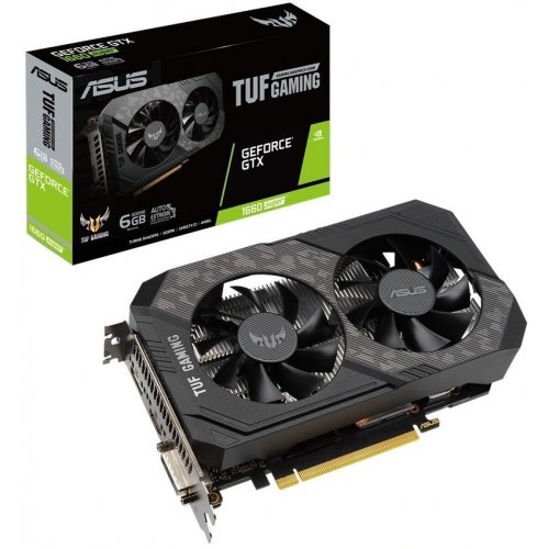 Відеокарта Asus TUF GeForce GTX 1660 SUPER 6144MB (TUF-GTX1660S-6G-GAMING) (Відновлено продавцем, 763617) купити з перевіркою сумісності: огляд, характеристики, ціна у Києві, Львові, Вінниці, Хмельницькому, Івано-Франківську, Україні | інтернет-магазин TELEMART.UA фото