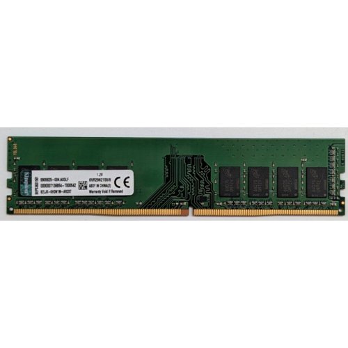 Озп Kingston DDR4 8GB 2933Mhz ValueRAM (KVR29N21S8/8) (Відновлено продавцем, 763638) купити з перевіркою сумісності: огляд, характеристики, ціна у Києві, Львові, Вінниці, Хмельницькому, Івано-Франківську, Україні | інтернет-магазин TELEMART.UA фото