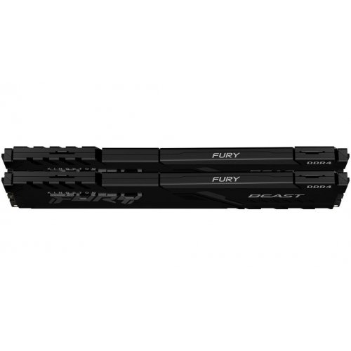 Купить Уценка озу Kingston DDR4 32GB (2x16GB) 3200Mhz FURY Beast Black (KF432C16BB1K2/32) (Вскрыта  упаковка, 763763) с проверкой совместимости: обзор, характеристики, цена в Киеве, Днепре, Одессе, Харькове, Украине | интернет-магазин TELEMART.UA фото