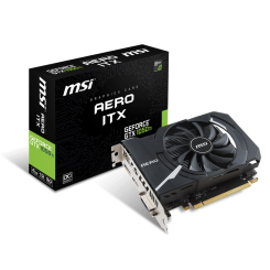 Відеокарта MSI Geforce GTX 1050 Ti AERO ITX OC 4096MB (GTX 1050 TI AERO ITX 4G OC) (Відновлено продавцем, 763917)