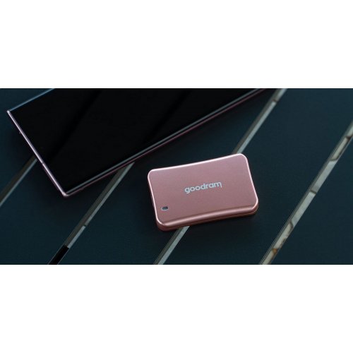 Купить SSD-диск GoodRAM HX200 1TB USB 3.2 (SSDPR-HX200-1K0-RG) Rose Gold с проверкой совместимости: обзор, характеристики, цена в Киеве, Днепре, Одессе, Харькове, Украине | интернет-магазин TELEMART.UA фото