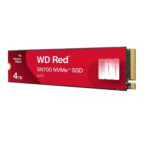SSD-диск Western Digital Red SN700 4TB M.2 (2280 PCI-E) NVMe x4 (WDS400T1R0C) купити з перевіркою сумісності: огляд, характеристики, ціна у Києві, Львові, Вінниці, Хмельницькому, Івано-Франківську, Україні | інтернет-магазин TELEMART.UA фото