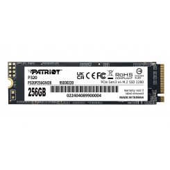 SSD-диск Patriot P320 256GB M.2 (2280 PCI-E) NVMe x4 (P320P256GM28)