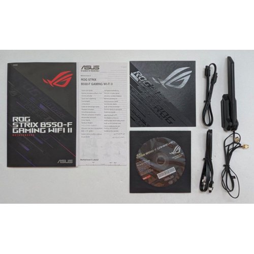 Материнська плата Asus ROG STRIX B550-F GAMING II WIFI (sAM4, B550) (Відновлено продавцем, 763940) купити з перевіркою сумісності: огляд, характеристики, ціна у Києві, Львові, Вінниці, Хмельницькому, Івано-Франківську, Україні | інтернет-магазин TELEMART.UA фото