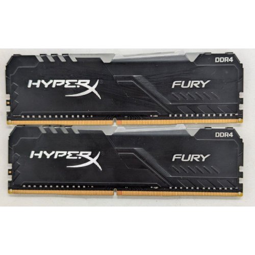 Купить Озу HyperX DDR4 16GB (2x8GB) 3200Mhz Fury RGB (HX432C16FB3AK2/16) (Восстановлено продавцом, 763947) с проверкой совместимости: обзор, характеристики, цена в Киеве, Днепре, Одессе, Харькове, Украине | интернет-магазин TELEMART.UA фото