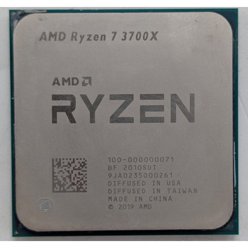 Процесор AMD Ryzen 7 3700X 3.6(4.4)GHz 32MB sAM4 Tray (100-000000071) (Відновлено продавцем, 763955) купити з перевіркою сумісності: огляд, характеристики, ціна у Києві, Львові, Вінниці, Хмельницькому, Івано-Франківську, Україні | інтернет-магазин TELEMART.UA фото