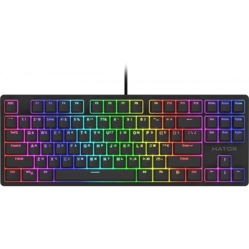 Купить Уценка клавиатура HATOR Rockfall 2 TKL Mecha Orange (HTK-520) Black (Следы использования, 763958) - цена в Харькове, Киеве, Днепре, Одессе
в интернет-магазине Telemart фото