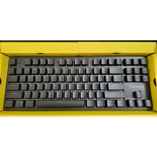 Купить Уценка клавиатура HATOR Rockfall 2 TKL Mecha Orange (HTK-520) Black (Следы использования, 763958) - цена в Харькове, Киеве, Днепре, Одессе
в интернет-магазине Telemart фото