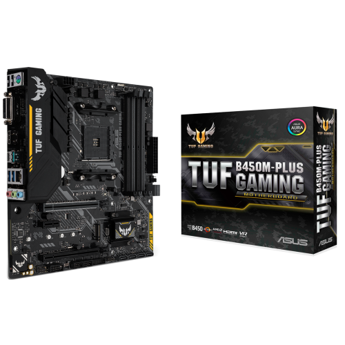 Материнська плата Asus TUF B450M-PLUS GAMING (sAM4, AMD B450) (Відновлено продавцем, 763960) купити з перевіркою сумісності: огляд, характеристики, ціна у Києві, Львові, Вінниці, Хмельницькому, Івано-Франківську, Україні | інтернет-магазин TELEMART.UA фото