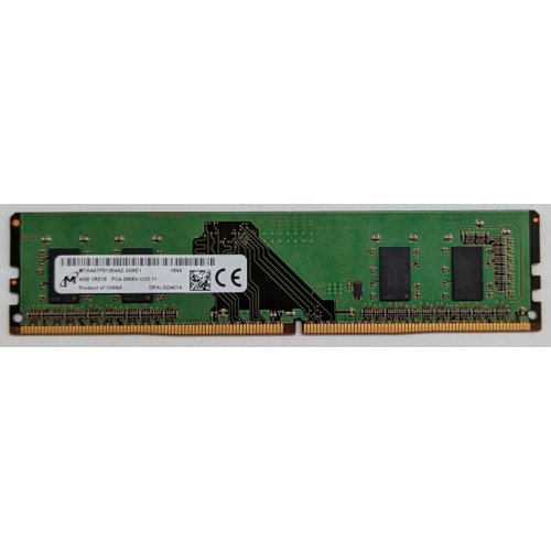 Купить Озу Micron SODIMM DDR4 4GB 2666MHz (MTA4ATF51264HZ-2G6E1) (Восстановлено продавцом, 763967) с проверкой совместимости: обзор, характеристики, цена в Киеве, Днепре, Одессе, Харькове, Украине | интернет-магазин TELEMART.UA фото