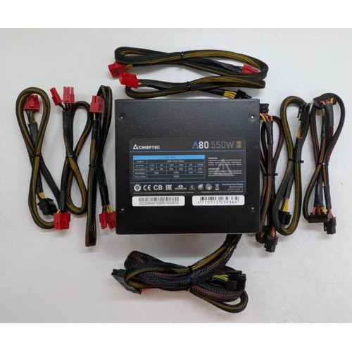 Купить Блок питания CHIEFTEC A-80 550W (CTG-550C) (Восстановлено продавцом, 764018) с проверкой совместимости: обзор, характеристики, цена в Киеве, Днепре, Одессе, Харькове, Украине | интернет-магазин TELEMART.UA фото