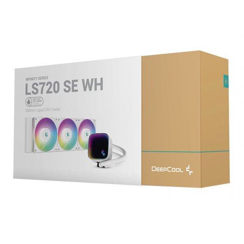 Уцінка готова сво Deepcool LS720 SE (R-LS720-WHAMMM-G-1) White (Сліди встановлення, 764035) купити з перевіркою сумісності: огляд, характеристики, ціна у Києві, Львові, Вінниці, Хмельницькому, Івано-Франківську, Україні | інтернет-магазин TELEMART.UA фото
