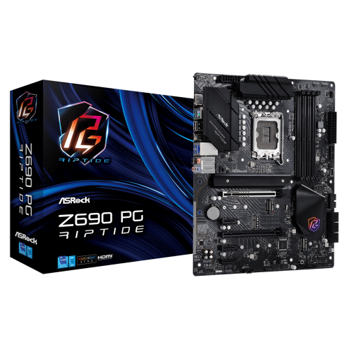 Уцінка материнська плата AsRock Z690 PG Riptide (s1700, Intel Z690) (Сліди використання, 764040) купити з перевіркою сумісності: огляд, характеристики, ціна у Києві, Львові, Вінниці, Хмельницькому, Івано-Франківську, Україні | інтернет-магазин TELEMART.UA фото