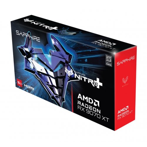 Купить Уценка видеокарта Sapphire Radeon RX 9070 XT NITRO+ 16384MB (11348-01-20G) (Следы установки, 764051) с проверкой совместимости: обзор, характеристики, цена в Киеве, Днепре, Одессе, Харькове, Украине | интернет-магазин TELEMART.UA фото