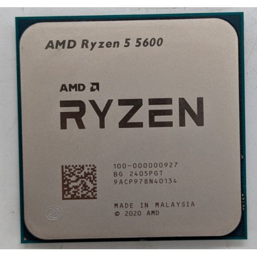 Купить Процессор AMD Ryzen 5 5600 3.5(4.4)GHz 32MB sAM4 Tray (100-000000927) (Восстановлено продавцом, 764085) с проверкой совместимости: обзор, характеристики, цена в Киеве, Днепре, Одессе, Харькове, Украине | интернет-магазин TELEMART.UA фото
