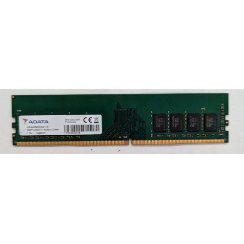 Озп ADATA DDR4 4GB 2400Mhz (AD4U2400W4G17-S) (Відновлено продавцем, 764101) купити з перевіркою сумісності: огляд, характеристики, ціна у Києві, Львові, Вінниці, Хмельницькому, Івано-Франківську, Україні | інтернет-магазин TELEMART.UA фото