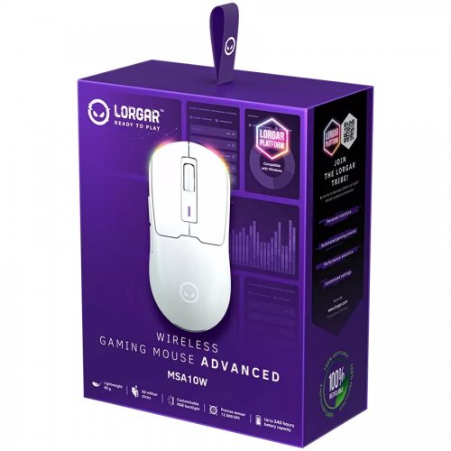 Купить Мышка Lorgar MSA10W (LRG-MSA10W-WH) White - цена в Харькове, Киеве, Днепре, Одессе
в интернет-магазине Telemart фото
