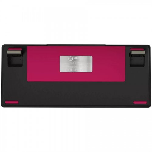 Купить Клавиатура Lorgar KBP7075W Pro RGB Mechanical Linear Toxic Purple Switches Wireless (LRG-KBP7075W-BK-US) Black - цена в Харькове, Киеве, Днепре, Одессе
в интернет-магазине Telemart фото