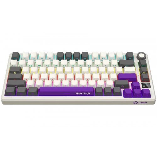 Купить Клавиатура Lorgar KBP7075W Pro RGB Mechanical Linear Toxic Purple Switches Wireless (LRG-KBP7075W-RT-US) Beige - цена в Харькове, Киеве, Днепре, Одессе
в интернет-магазине Telemart фото