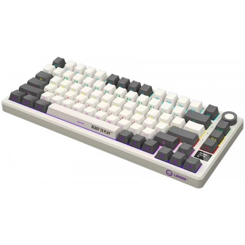 Купить Клавиатура Lorgar KBP7075W Pro RGB Mechanical Linear Toxic Purple Switches Wireless (LRG-KBP7075W-RT-US) Beige - цена в Харькове, Киеве, Днепре, Одессе
в интернет-магазине Telemart фото