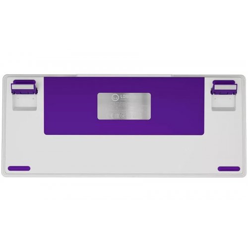 Купить Клавиатура Lorgar KBP7075W Pro RGB Mechanical Linear Toxic Purple Switches Wireless (LRG-KBP7075W-WH-US) White - цена в Харькове, Киеве, Днепре, Одессе
в интернет-магазине Telemart фото