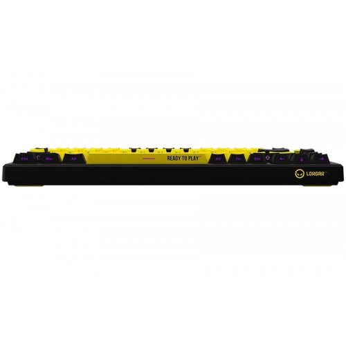 Купити Клавіатура Lorgar KBP7075W Pro RGB Mechanical Linear Toxic Purple Switches Wireless (LRG-KBP7075W-YL-US) Yellow - ціна в Києві, Львові, Вінниці, Хмельницькому, Франківську, Україні | інтернет-магазин TELEMART.UA фото
