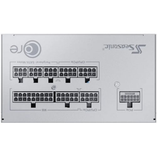Купить Блок питания Seasonic Core GX 850W ATX 3.1 (CORE GX-850-ATX31 WHITE) White с проверкой совместимости: обзор, характеристики, цена в Киеве, Днепре, Одессе, Харькове, Украине | интернет-магазин TELEMART.UA фото